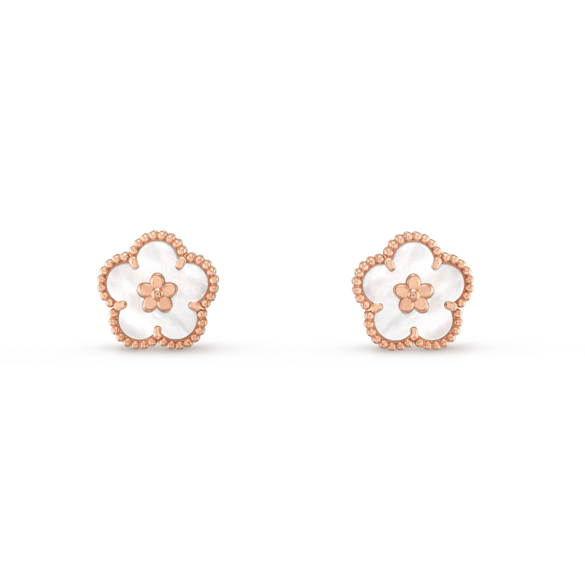 [Polaidi Jewelry]LUCKY WHITE MOP EARRINGS
