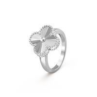 [Perlaura Jewelry ]CLOVER SILVER RING
