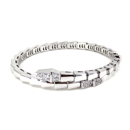 [：Polaidi]SERPENTI BRACELET DIAMONDS SILVER