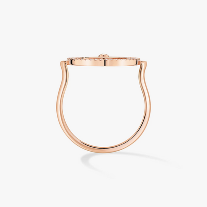 [Polaidi Jewelry]LUCKY MOVE ROSÉGOLD-DIAMANTENRING