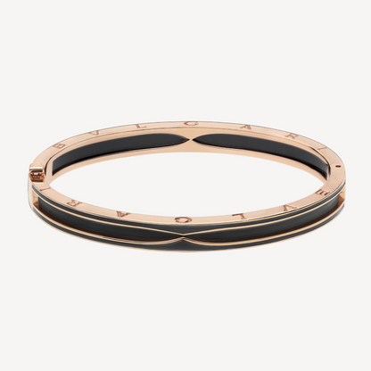 [：Polaidi]ZERO 1 PINK GOLD WITH MATTE BLACK CERAMIC BRACELET