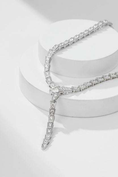 [Polaidi Jewelry]SERPENTI NECKLACE SILVER DIAMOND