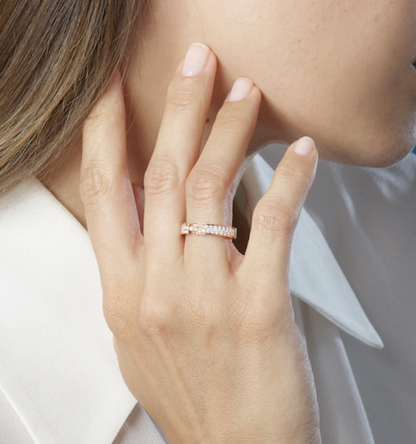 [：Polaidi Jewelry]アリアンス リアンズ エヴィデンス パヴェダイヤモンド 4MM リング