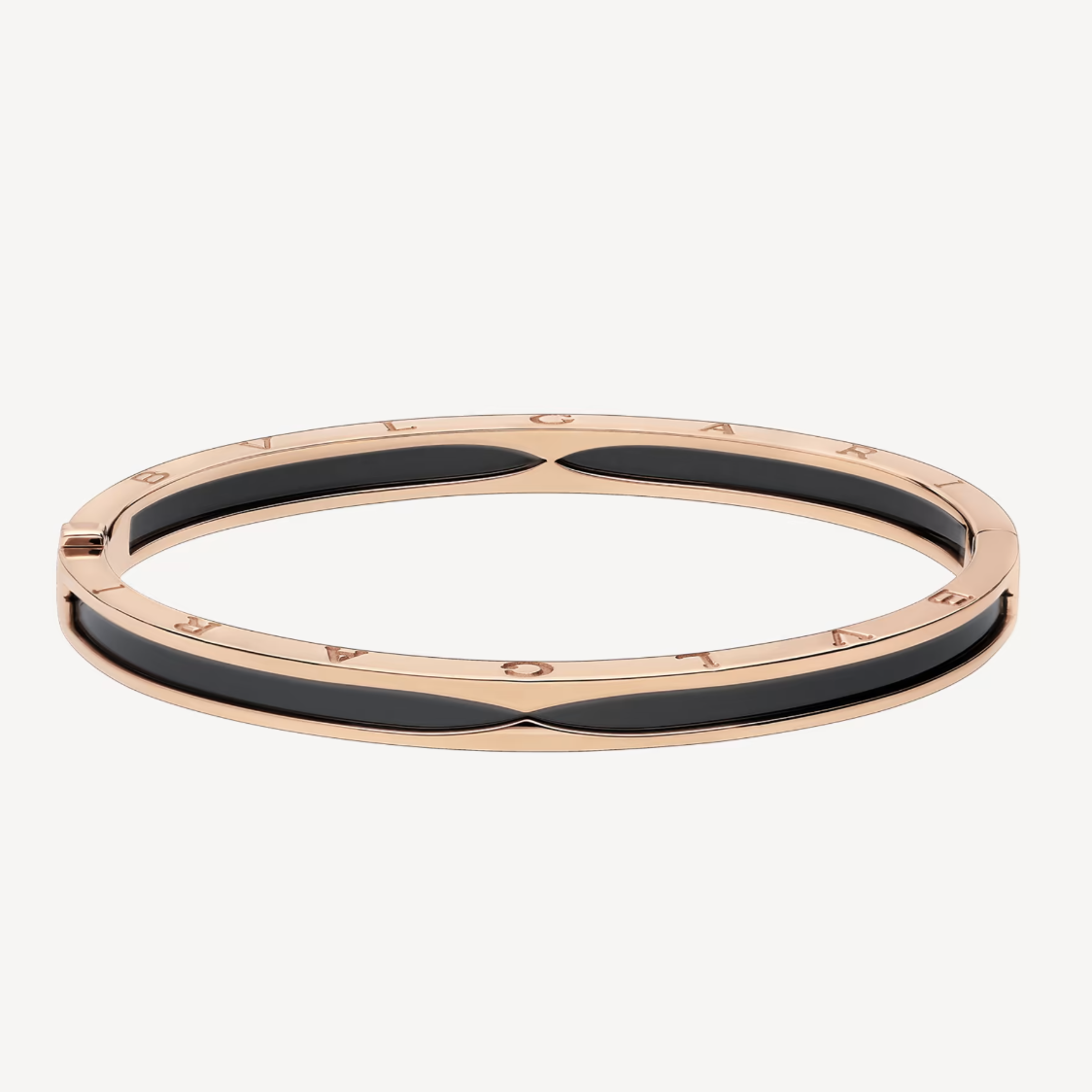 [：Polaidi]ZERO 1 PINK GOLD WITH BLACK CERAMIC BRACELET