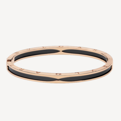 [：Polaidi]ZERO 1 PINK GOLD WITH BLACK CERAMIC BRACELET