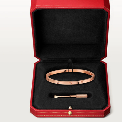 [Polaidi Jewelry]LOVE BRACELET 3.65MM 10 DIAMONDS