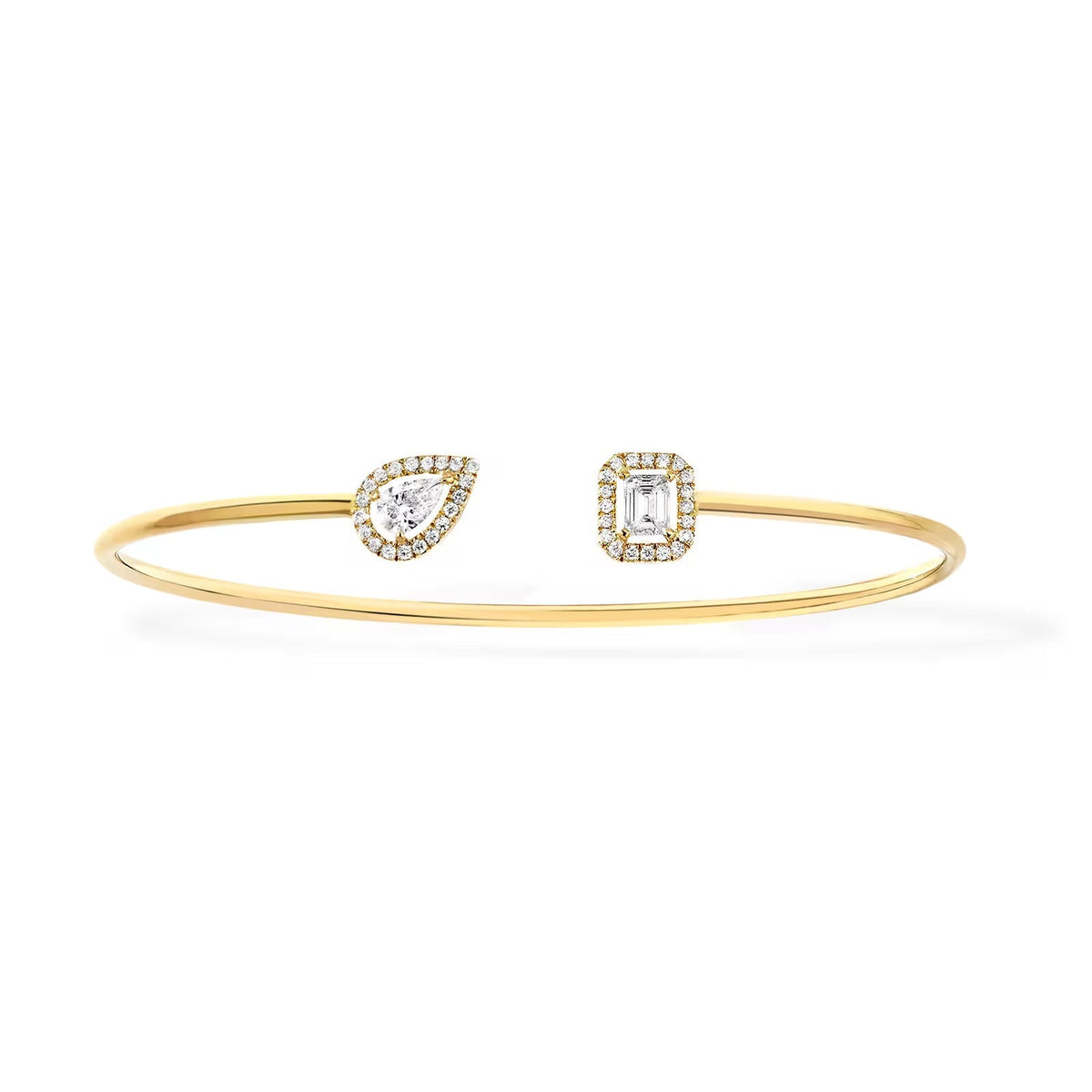 [Polaidi Jewelry]JONC FLEX MY TWIN TOI & MOI SILBER DIAMANT ARMREIF