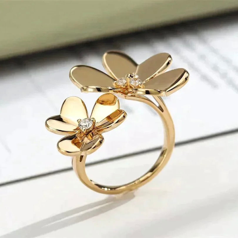 [:Polaidi Jewelry]クローバーコモスゴールドダイヤモンドリング