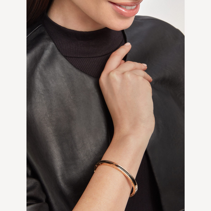 [：Polaidi]ZERO 1 PINK GOLD WITH BLACK CERAMIC BRACELET