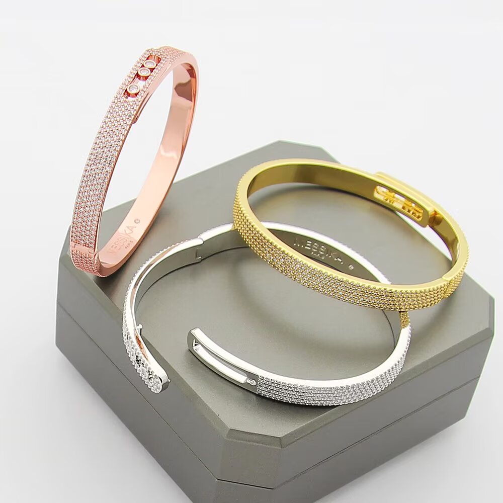 [Polaidi Jewelry]Move Noa Full Pav¨¦ Diamond Bangle Bracelet