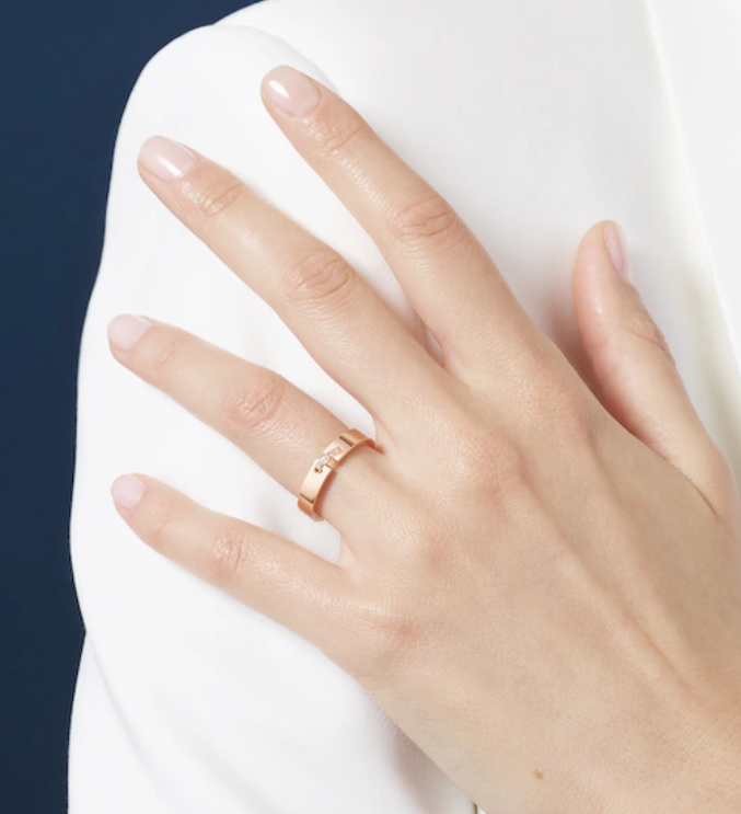[Polaidi Jewelry]ALLIANCE LIENS VIDENCE DIAMOND 4MM RING
