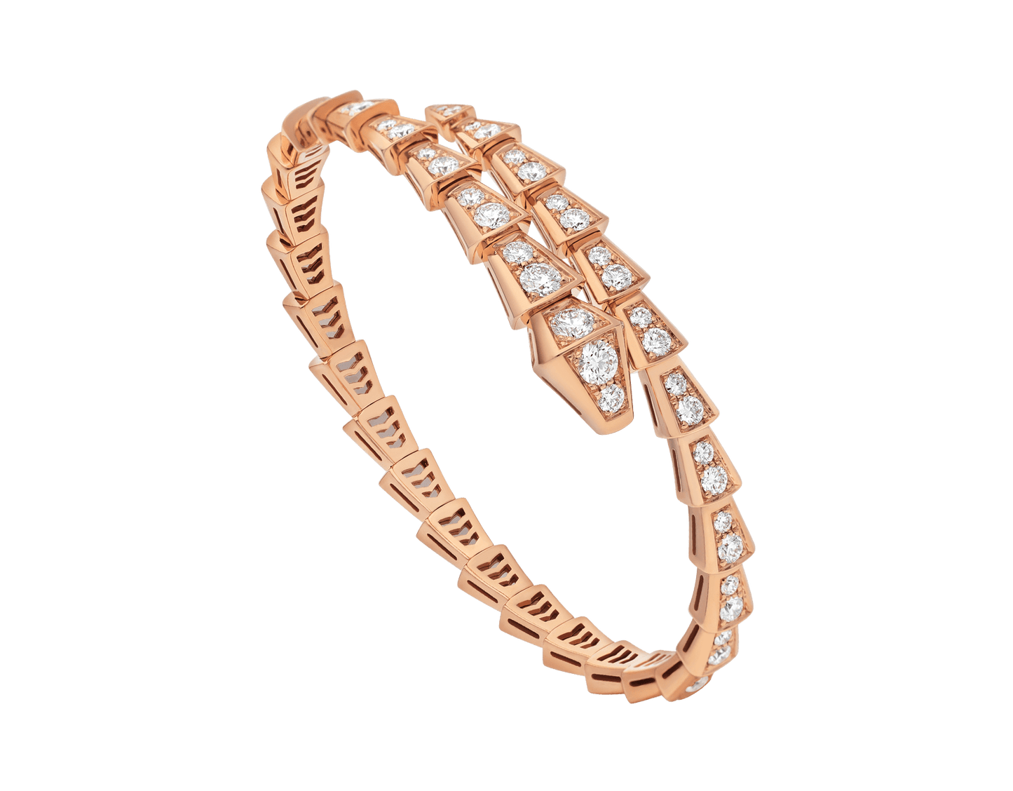 [：Polaidi]SERPENTI BRACELET 6.8MM PINK GOLD DIAMOND
