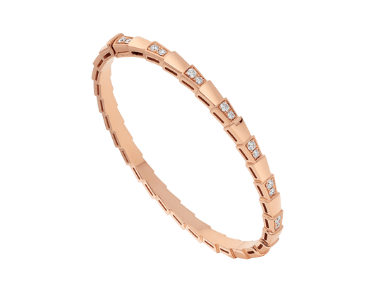 [Polaidi Jewelry]SERPENTI BRACELET PINK GOLD DIAMOND