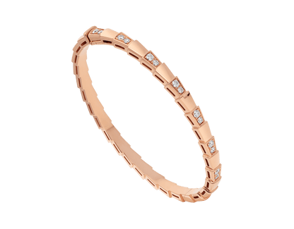 [：Polaidi]SERPENTI SMALL BRACELET PINK GOLD DIAMOND