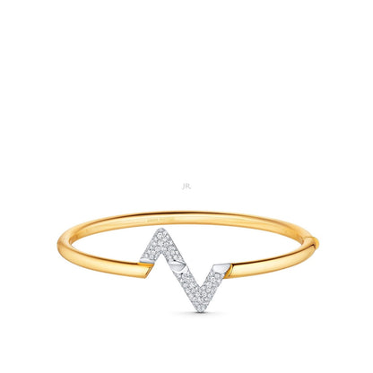 [Polaidi Jewelry]VOLTE UPSITE DOWN GOLD DIAMOND BRACELET