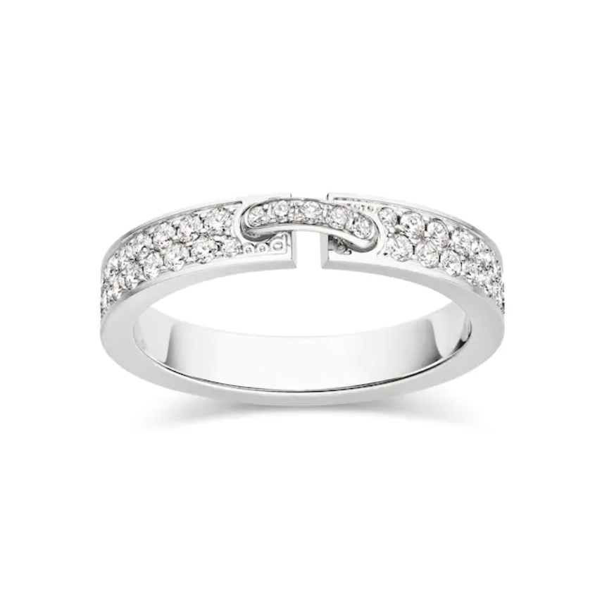 [：Polaidi Jewelry]アリアンス リアンズ エヴィデンス パヴェダイヤモンド 4MM リング