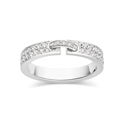 [：Polaidi Jewelry]アリアンス リアンズ エヴィデンス パヴェダイヤモンド 4MM リング