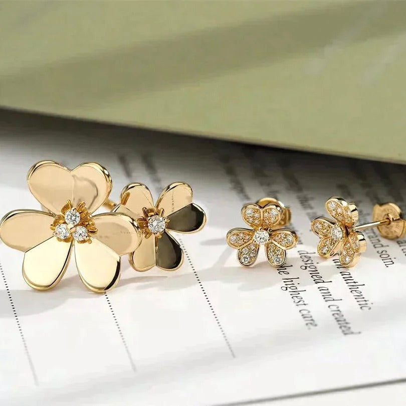 [:Polaidi Jewelry]クローバーコモスゴールドダイヤモンドリング