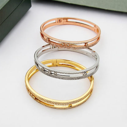 [Polaidi Jewelry]Move Romane pav¨¦ bangle