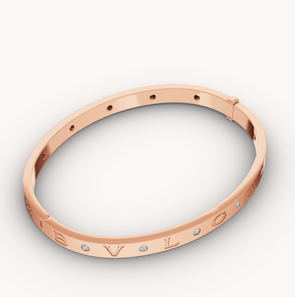 [：Polaidi]ZERO 1 PINK GOLD 12 DIAMONDS BRACELET