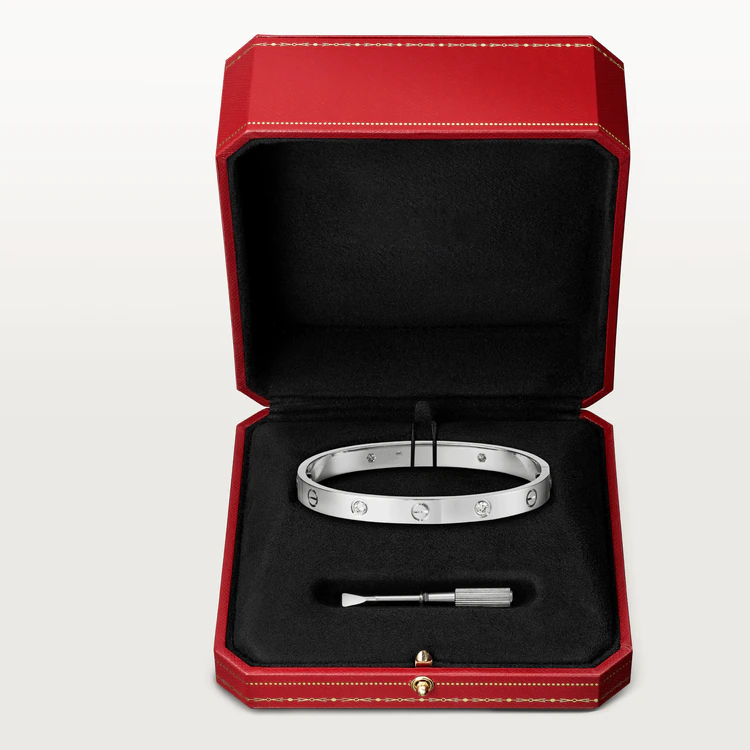 [Polaidi Jewelry]LOVE BRACELET 6.1MM 4 DIAMONDS