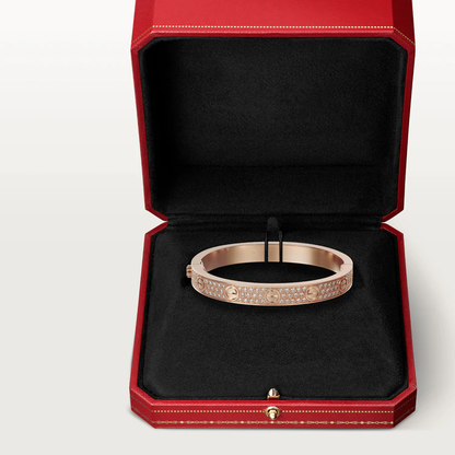 [Polaidi Jewelry]LOVE BRACELET 6.1MM DIAMOND-PAVED