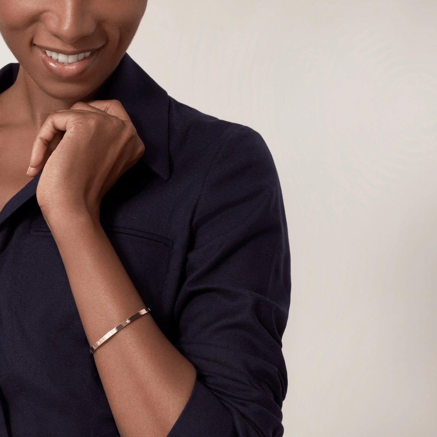 [：Polaidi Jewelry]LOVE BRACELET 3.65MM 6 DIAMONDS