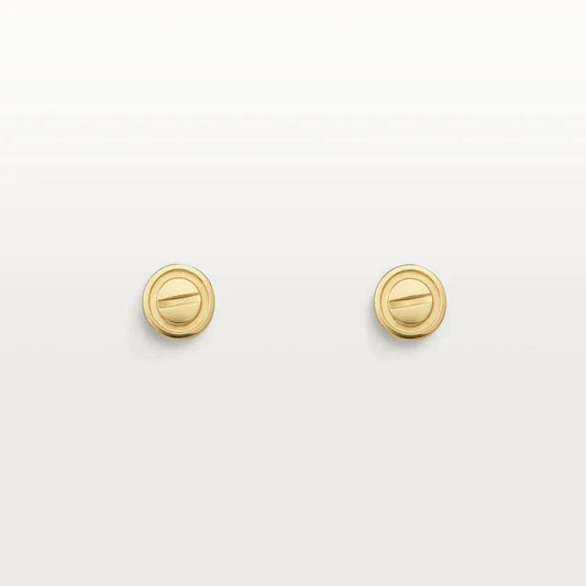 [：Polaidi Jewelry]LOVE EARRINGS GOLD 10MM