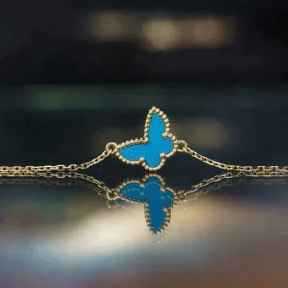 [：Polaidi Jewelry]BUTTERFLY TURQUOISE BUTTERFLY BRACELET