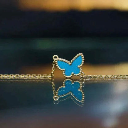 [：Polaidi Jewelry]BUTTERFLY TURQUOISE BUTTERFLY BRACELET