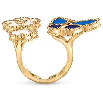 [Polaidi Jewelry]LUCKY SPRING BUTTERFLY OPEN-FACE RINGS