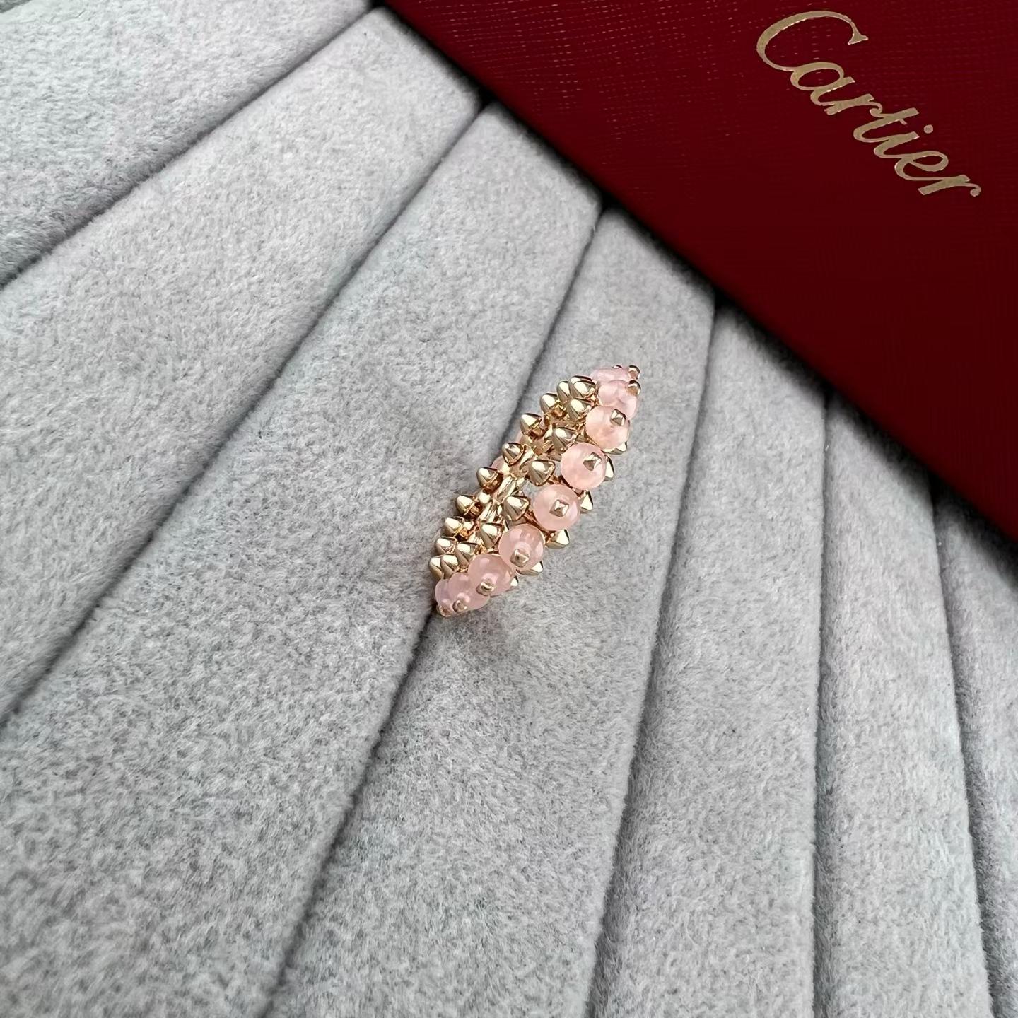 [：Polaidi Jewelry]ローズゴールド グリーンアゲート リベットリング アジア限定エディション