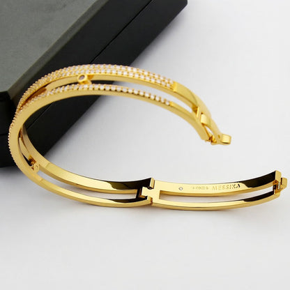 [Polaidi Jewelry]Move Romane pav¨¦ bangle