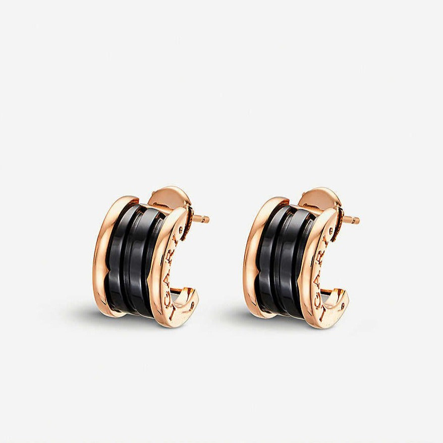 [：Polaidi]ZERO 1 PINK GOLD CERAMIC EARRINGS