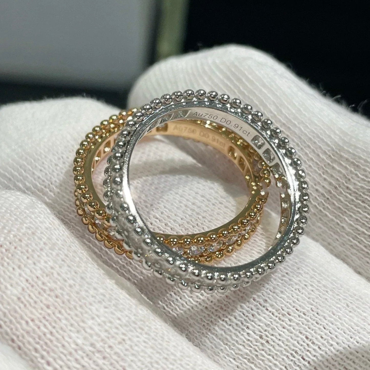 [：Polaidi Jewelry]PERLEE DIAMOND ROSE GOLD RING