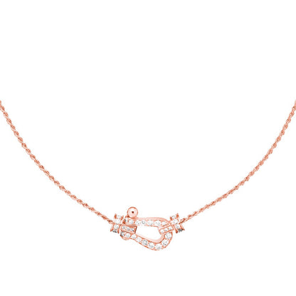 [：Polaidi Jewelry]FORCE 10 PINK GOLD DIAMOND NECKLACE