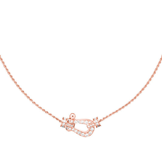 [：Polaidi Jewelry]FORCE 10 PINK GOLD DIAMOND NECKLACE