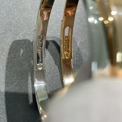 [Polaidi Jewelry]Move Noa Rose Gold Pavé Diamond Bangle Bracelet
