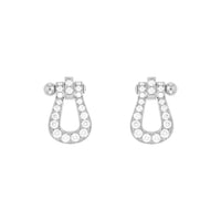 [Perlaura Jewelry ]FORCE 10 FULL DIAMOND STUD EARRINGS MINI MODEL