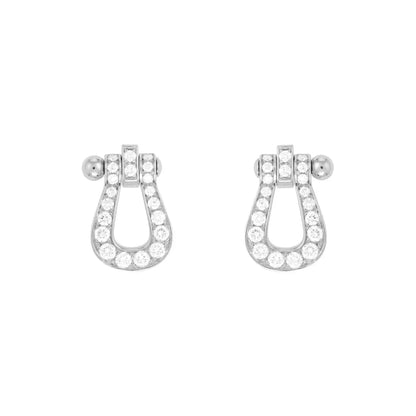 [：Polaidi Jewelry]フォース10 フルダイヤモンド スタッドイヤリング ミニモデル