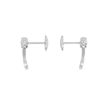 [：Polaidi Jewelry]フォース10 フルダイヤモンド スタッドイヤリング ミニモデル