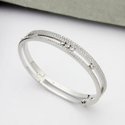 [Polaidi Jewelry]Move Romane pav¨¦ bangle