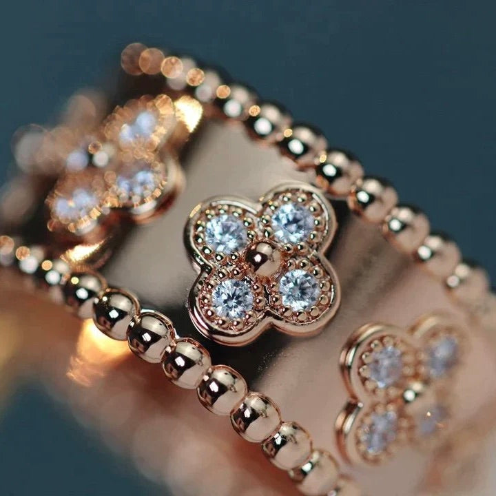 [Polaidi Jewelry]CLOVER KALEIDOSCOPE RING 10MM