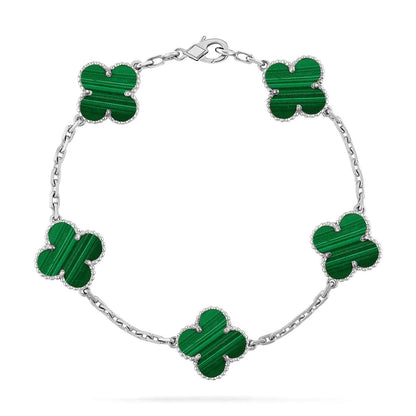 [Polaidi Jewelry] CLOVER 5 MOTIF マラカイトブレスレットコレクション