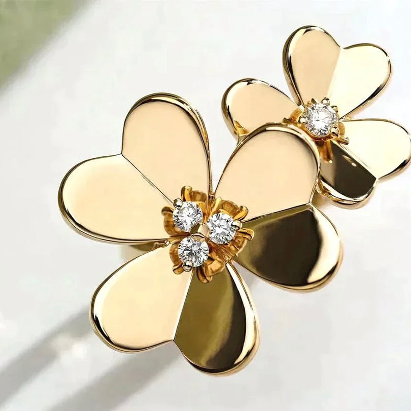 [:Polaidi Jewelry]クローバーコモスゴールドダイヤモンドリング