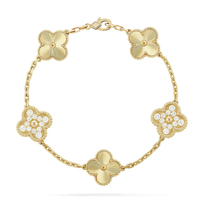 [Polaidi Jewelry] CLOVER 5 MOTIF LASER ブレスレット コレクション