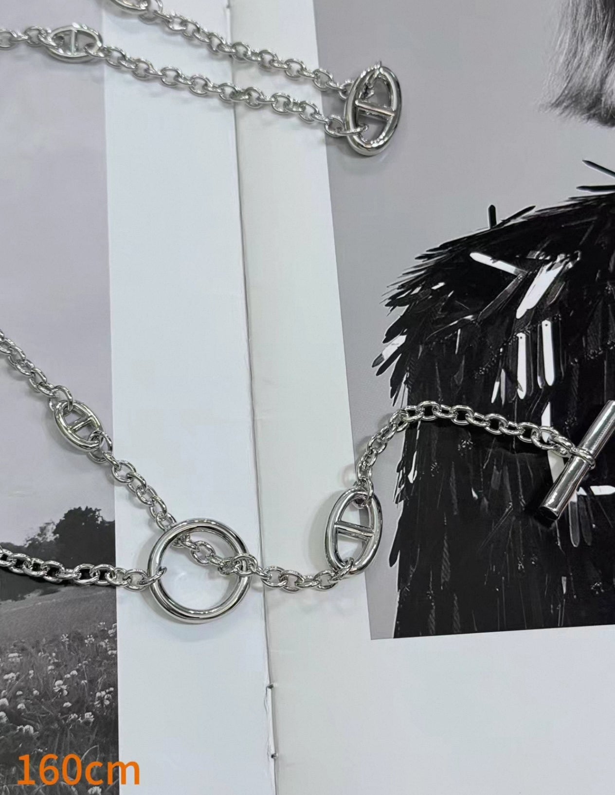 [:Polaidi Jewelry]POP H スカイブルー ネックレス