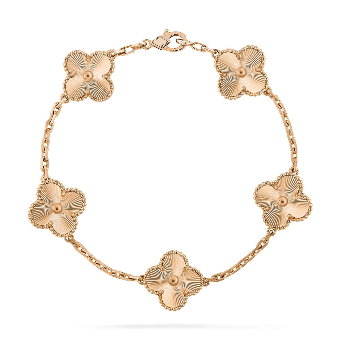 [：Polaidi Jewelry]CLOVER 5 FLOWERS LASER BRACELET