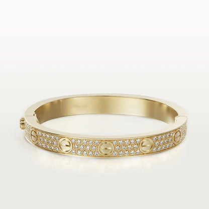 [Polaidi Jewelry]LOVE BRACELET 6.1MM DIAMOND-PAVED