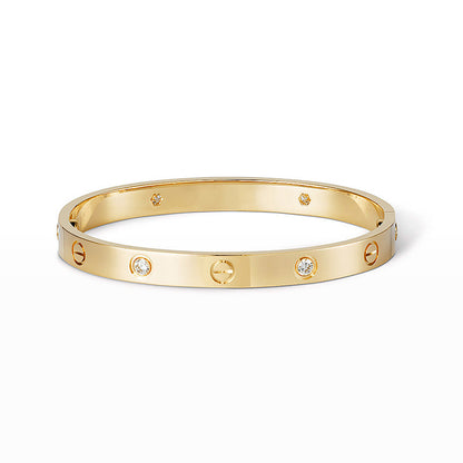[Polaidi Jewelry]LOVE BRACELET 6.1MM 4 DIAMONDS